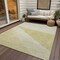 Homeroots 9' X 12' Wheat Gold And Ivory Geometric Washable Indoor Outdoor Area Rug 582504 - alternate 6