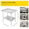 Vevor Stainless Steel Work Prep Table Commercial Worktable Food Prep 24x30x31in GZT76*60*80 - alternate 6