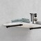 Dolle Atlas 0.9 in. H X 0.5 in. W X 7.9 in. D Black Steel Shelf Bracket 13510 - alternate 4