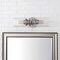 Jonathan Y Jules Edison 16.5" Cylinder 2-Light Iron/Seeded Glass Farmhouse Contemporary LED Wall Sconce, Nickel JYL7577C - alternate 4
