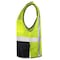 Dome75 Hi-Vis Safety Vest SM/MD Class ANSI/ISEA 107-2020 Class 2 , Zippered Front Closure 2 Pockets DV1222 - alternate 7
