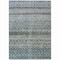 Homeroots 5' X 8' Teal Blue Light Blue And Gray Striped Washable Indoor Outdoor Area Rug 605694 - alternate 5
