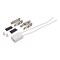 Exact Replacement Parts Range Receptacle Ceramic Block Kit for Whirlpool ER12001676 - alternate 1