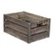 Homeroots Set of Five Brown Solid Wood Crate, 5PK 487712 - alternate 4