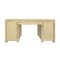 Homeroots 63" Brown Solid Wood Writing Desk With Twelve Drawers 489183 - alternate 4