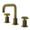Kingston Brass Widespread Bathroom Faucet with Push Pop-Up Drain, Antique Brass KS1413RNK - alternate 1
