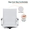 Leisuremod Harris High-Back Faux Leather Office Chair, White HOT19WL - alternate 5