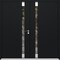 Vdomdoors Aluminum Double Doors Cynex 6777 Black Mirrored Clear Glass Modern Painted (W72xH96) Right hand Ins CYNEX6777DEXD-BLK-W72xH96-RH-I - alternate 1