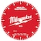 Milwaukee Tool DiamondSawBlade, Diam:9", Arbor:5/8", 7/8" 49-93-9609 - alternate 1