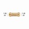 Proline Series 1-in PF Brass Push Fit Repair Coupling 6630-305 - alternate 4