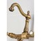 Kingston Brass Two-Handle Wall Mount Bridge Kitchen Faucet, Antique Brass KS1263BAL - alternate 5