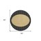 Homeroots 8' Black And Beige Round Striped Washable Indoor Outdoor Area Rug 597147 - alternate 6
