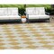 Homeroots 10' X 14' Gold And Light Brown Geometric Washable Indoor Outdoor Area Rug 577042 - alternate 1