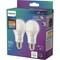 Signify 100W Equivalent 5 CCT A19 Medium Dimmable LED Light Bulb, 2PK 586883 - alternate 1