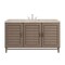 James Martin Vanities Portland 60" Single Vanity, Whitewashed Walnut, w/ 3 CM Tajnar Eclos Top w/FreePower Wireless Charger 620-V60S-WW-FTJR - alternate 1