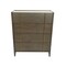 Homeroots 39" Dark Brown and gold Solid Wood Four Drawer Dresser 473079 - alternate 1