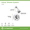 Symmons Allura Single Handle Dual Spray Shower with VersaFlex Integral Volume Control (Valve Included) S7601RP - alternate 2