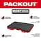 Milwaukee Tool Kneeling Pad, Beveled, Black; Red 48-73-6110 - alternate 10