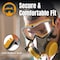 Powertec Safety Goggles, Scratch Proof UV Protection, Clear Anti-fog, Chemical Splash Protective Eyewear 71563N - alternate 4