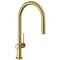 Hansgrohe Talis N HighArc Kitchen Faucet, O-Style, 2-Spray Pull-Down, 1.75 GPM in Brushed Gold Optic 72800251 - alternate 1