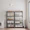 Factory 2U Wire Shelving Unit, 14inD x 35inW x 69inH, 5 Shelves, Medium Duty 250 lbs Per Shelf, Black 803975 - alternate 7