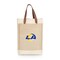 Picnic Time Family Of Brands Los Angeles Rams - Pinot Jute 2 Bottle Insulated Wine Bag, (Beige) 539-02-187-334-2 - alternate 1
