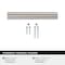 Amerock Composite 3-3/4 inch (96mm) Center-to-Center Satin Nickel Cabinet Pull, 25PK 25VMP37141G10 - alternate 4