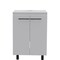 Homeroots 24" White Wood Freestanding Bathroom Vanity With Sink And Medicine Cabinet 546362 - alternate 4