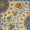 Homeroots 8' X 11' Ivory Blue Yellow And Orange Floral Indoor Outdoor Area Rug 546817 - alternate 7
