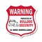 Signmission 24 Hour Surveillance Shield Sign Warning, 12 Inch X 12 Inch, Plastic Sign SHI-P-12-350 - alternate 1