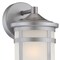Homeroots Brushed Silver Hanging Lantern Shape Wall Light 398555 - alternate 5