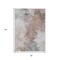 Homeroots 3' X 5' Brown Ivory And Gray Abstract Washable Indoor Outdoor Area Rug 617407 - alternate 8