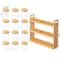 Basicwise Kitchen Stuff, Bamboo, Beige, 14 in W, 14.75 in H, 3.75 in L QI004706.12 - alternate 7