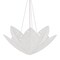 Corbett Lighting Azores 3 Light Chandelier in Warm Silver Leaf Finish 561-28-WSL - alternate 1