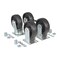 Vestil Glass-Filled Nylon Caster Kit 6 in x 2 in 8000 lb Capacity Black D-CK4-C23C - alternate 1