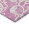 Homeroots 8' X 10' Blush And Ivory Damask Washable Indoor Outdoor Area Rug 614416 - alternate 6