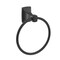 Amerock Highland Ridge Matte Black Transitional 7-7/16 in 189 mm Length Towel Ring BH36012MB - alternate 1