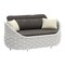 Homeroots 64" Gray Fabric Sofa 571365 - alternate 4
