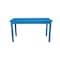 Homeroots 60" Caribbean Blue Solid Wood Dining Table 548917 - alternate 1