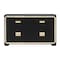 Homeroots 62" Black And Gold Faux Crystal Bling Wood Six Drawer Double Dresser 564668 - alternate 6