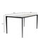Leisuremod Rectangular 55.11 in W, 28.7 in L, Stone/Aluminum, White Grey ATBL-55CG-S - alternate 9