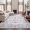 Jonathan Y Arabella Vintage Floral Border Non-Slip Machine-Washable Cream/Terra 3 ft. x 5 ft. Area Rug VOR107E-3 - alternate 4