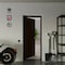 Sartodoors Firerated 90 Min Interior Door, 1888 Chocolate Ash, Single Flush Panel Metal Frame Handle 36 x 80 FIRERATED1888ID-CA-36-LH-I - alternate 3