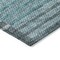 Homeroots 5' X 8' Teal Blue Aqua And Gray Striped Washable Indoor Outdoor Area Rug 581714 - alternate 7