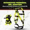 Fall Safe Safety Harness, Aluminum, 2XL, Black/Green FS242IB-2XL - alternate 5