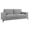 Homeroots 80" X 39" X 35" Silver Polyester Sofa 373981 - alternate 1