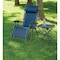 Outdoor Expressions Blue 18'' Square Steel Folding Side Table ZD-T1022-B26 - alternate 1