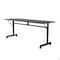 Correll Rectangle Econoline TFL Flip Top Table, 72 in W, 23 in to 31 in H, Particleboard Top, Black Granite FTM2472TF-07 - alternate 1