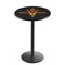 Holland Bar Stool Co 42" Blk Wrinkle Arizona State Pub Table, Pitchfork, 36" dia. Top L214B4236ArizSt-F - alternate 1