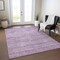 Homeroots 3' X 5' Lavender And Purple Abstract Washable Indoor Outdoor Area Rug 605554 - alternate 6